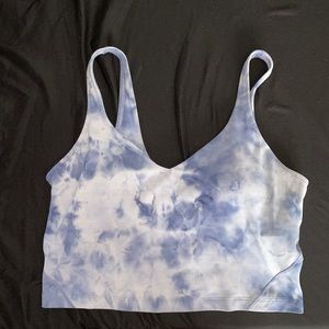 Blue and White Lululemon Align Tank